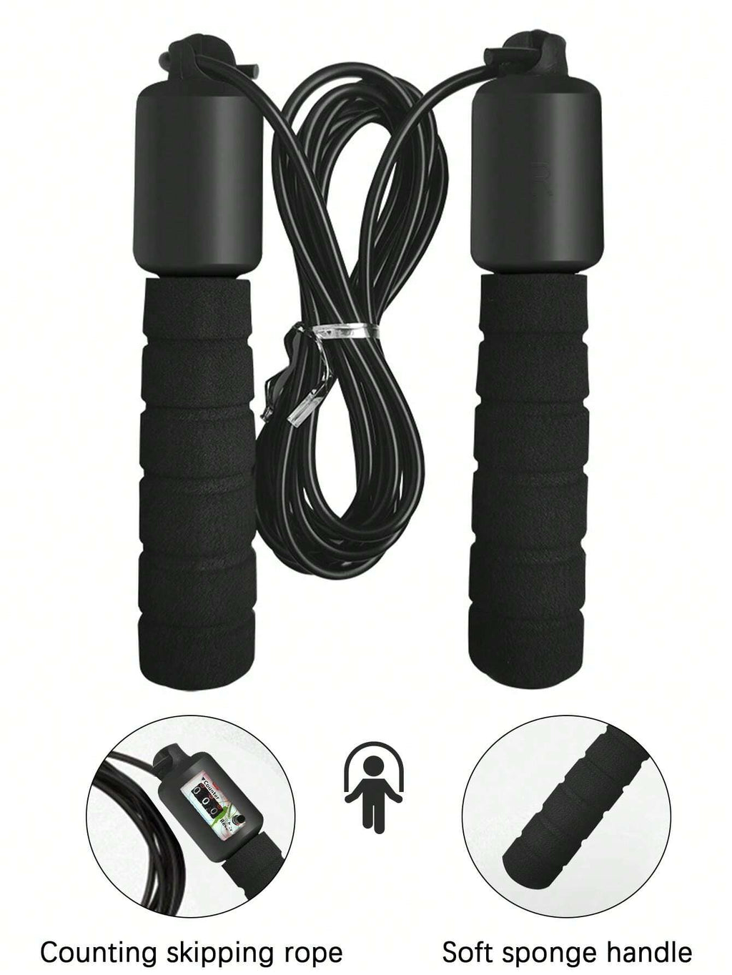 Fitness Counting Skipping Jump Rope Gym Accessories, Sport, Gym, Home Exercise, Jump Rope, Skipping Rope, Jump Rope