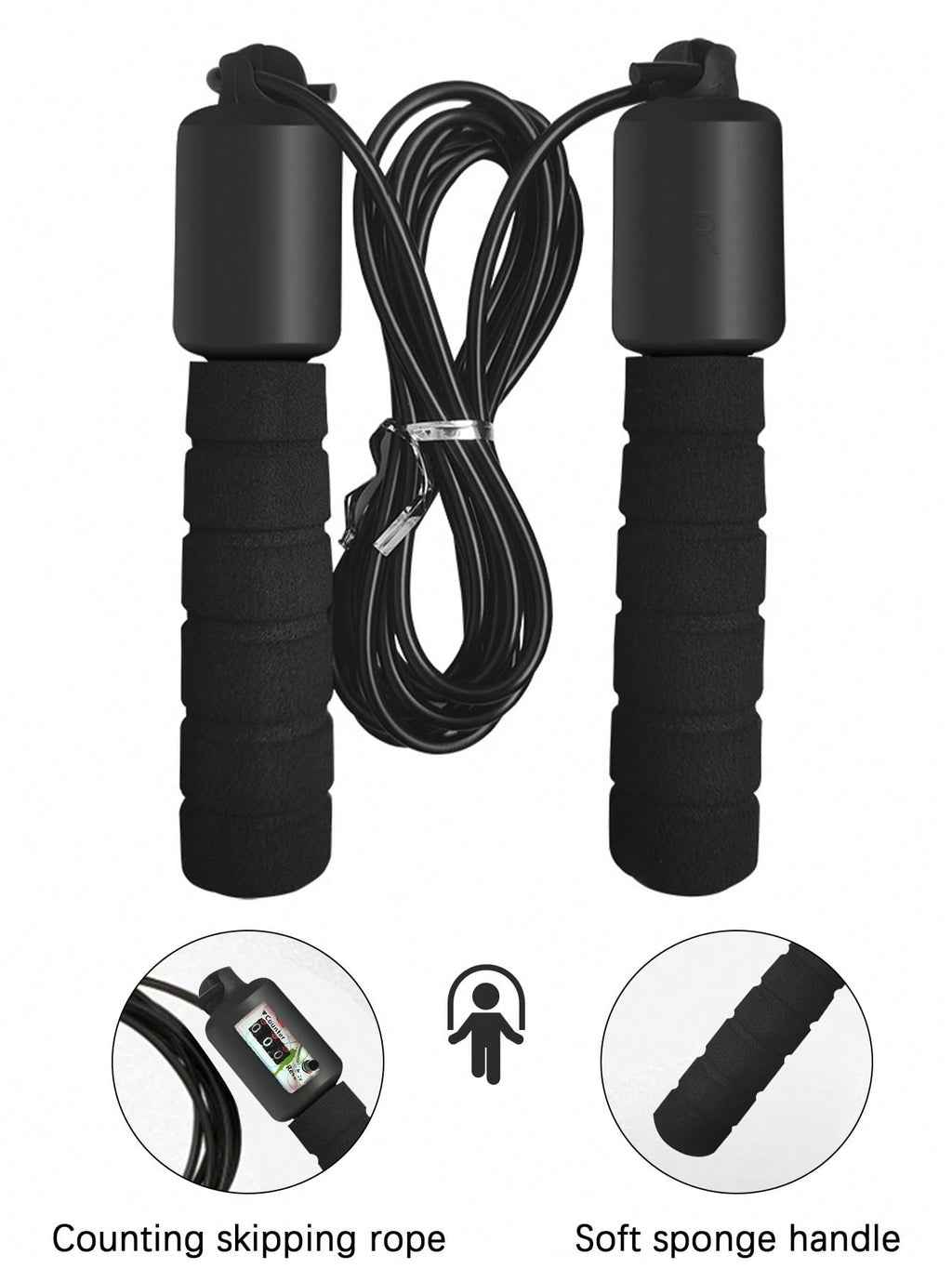 Fitness Counting Skipping Jump Rope Gym Accessories, Sport, Gym, Home Exercise, Jump Rope, Skipping Rope, Jump Rope